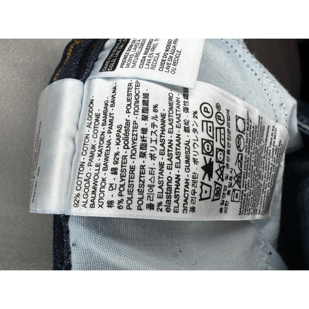 388. Levi's 711 Skinny Distressed Jeans Size 25 - Thumbnail 5