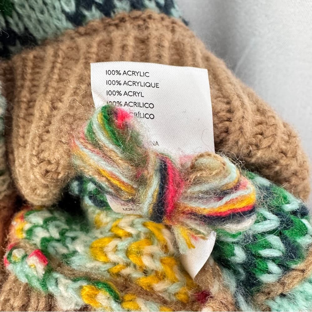 304. Anthropologie A+ Fair Isle Shawl Collar Cardigan Sweater 1X - Thumbnail 9