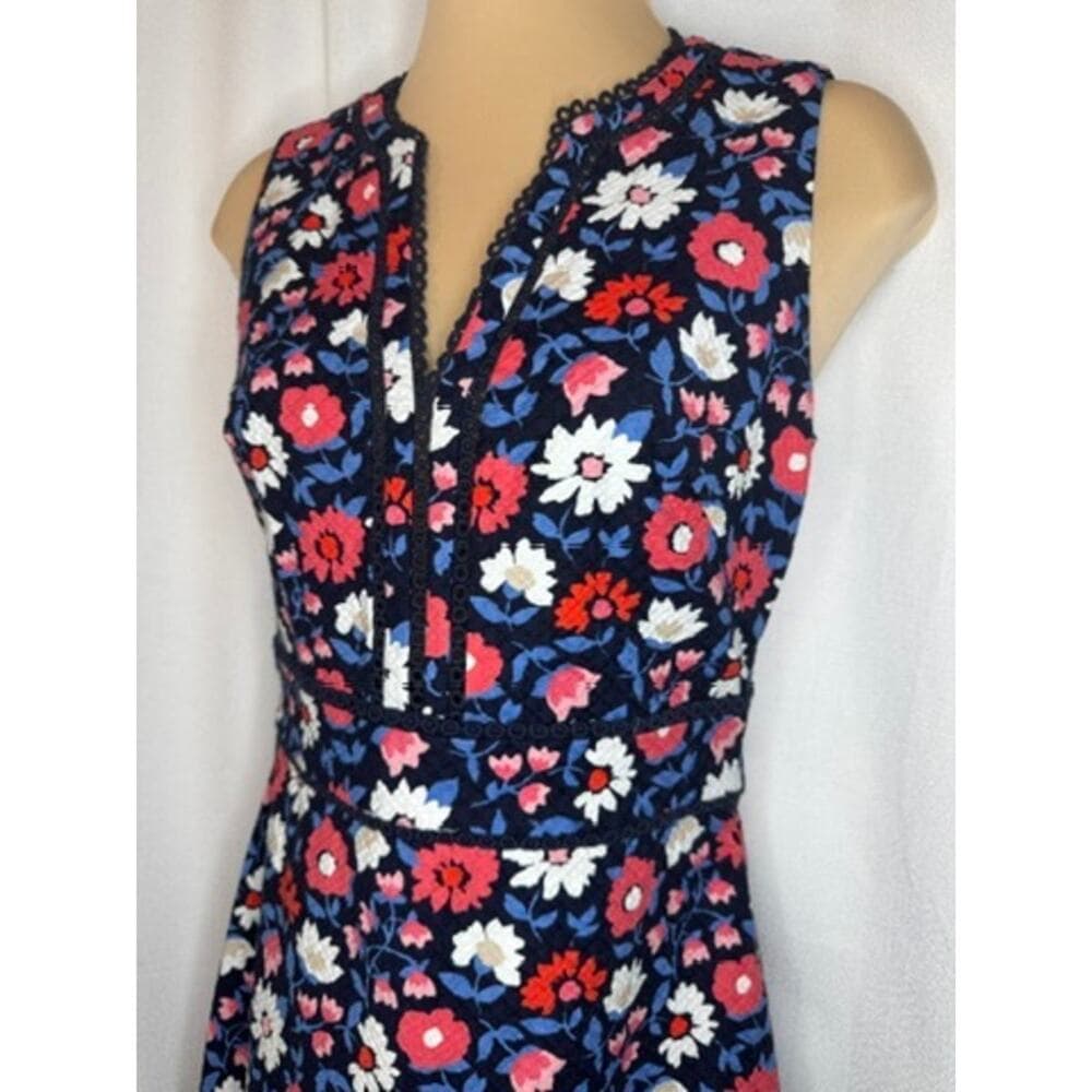 392. Kate Spade New York Floral Sleeveless Sheath Dress Size 4 - Thumbnail 4