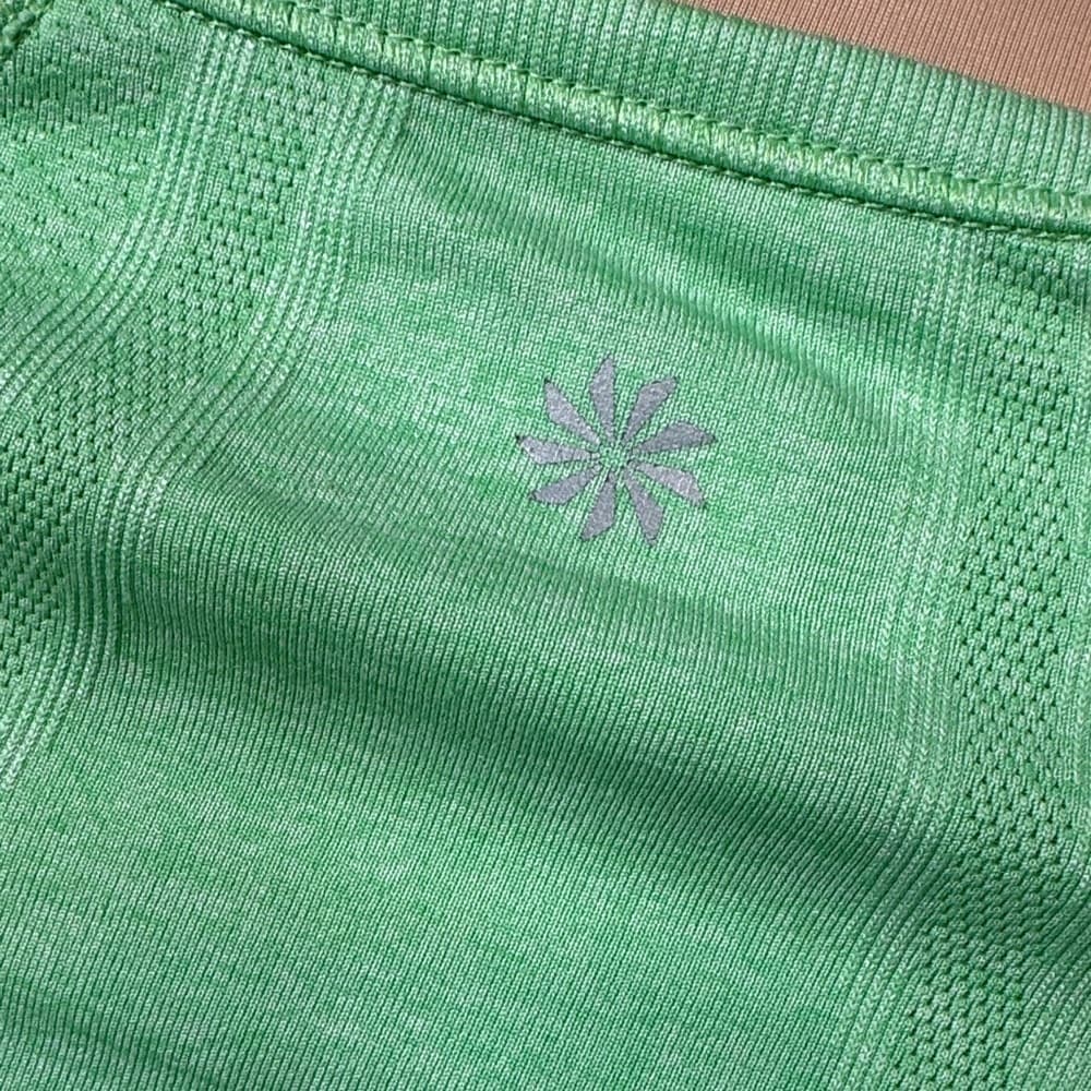 143. Athleta Green Long Sleeve Performance Top Women’s Small - Thumbnail 3
