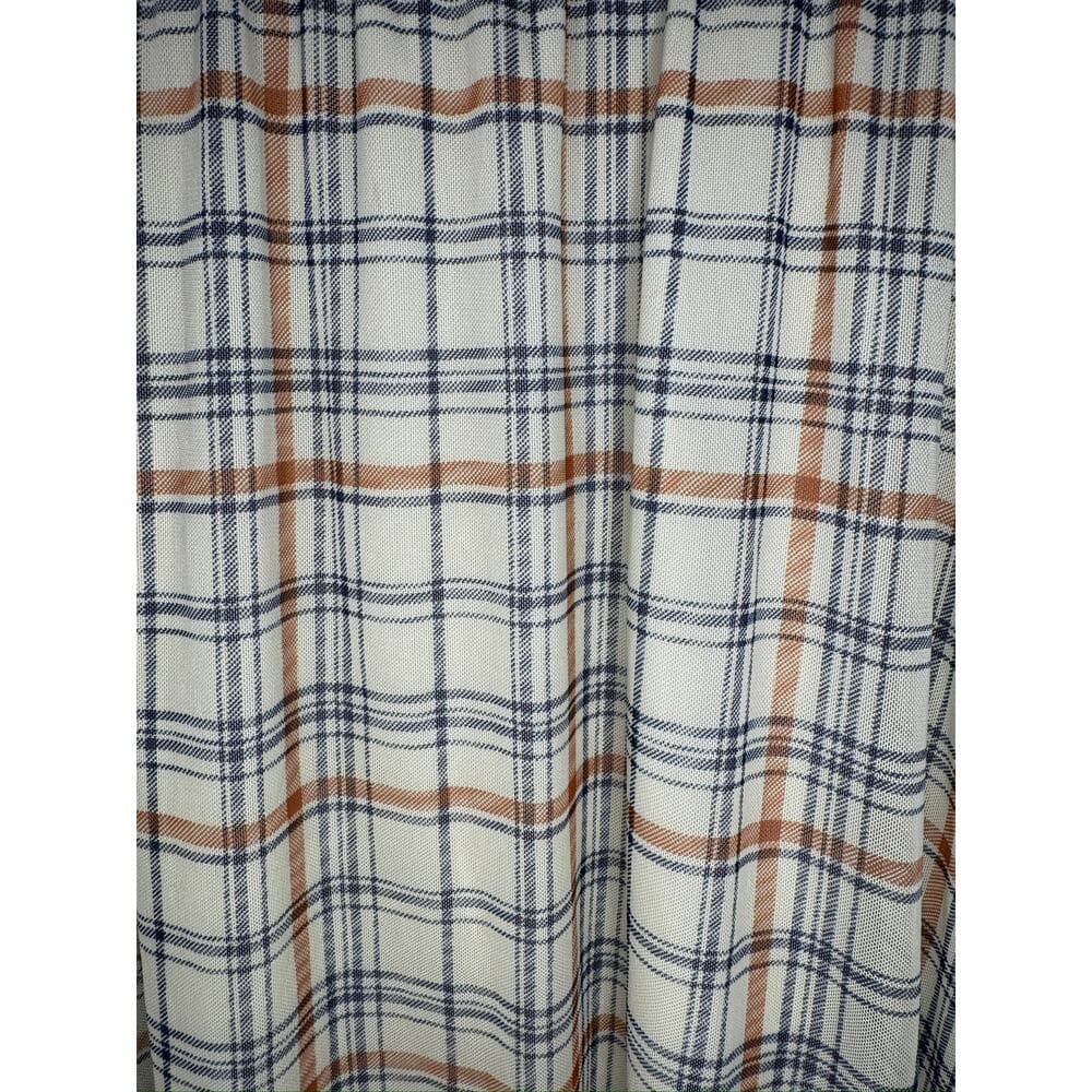 398. AUW Plaid Mock Neck Midi Dress Size XS - Thumbnail 6