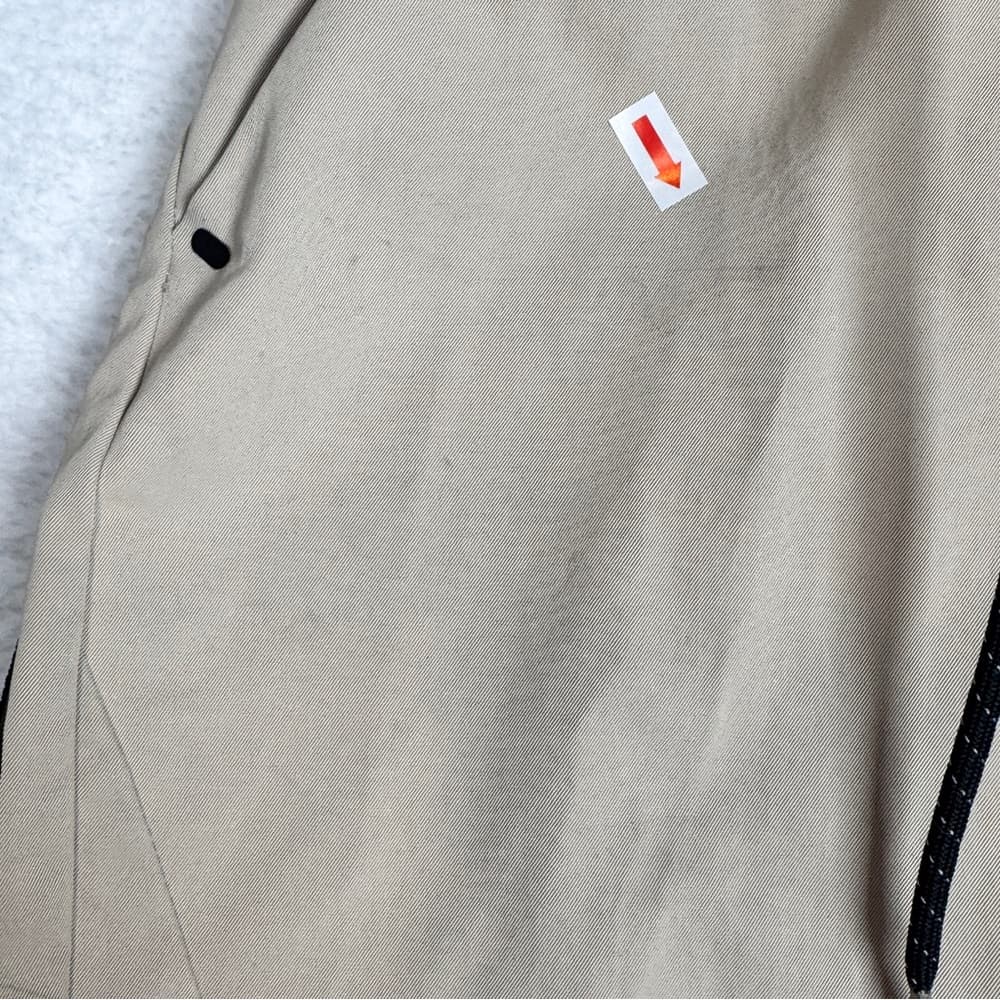 293. Nike Dri-Fit Utility Jogger Pants Beige Black Logo Size L - Thumbnail 14