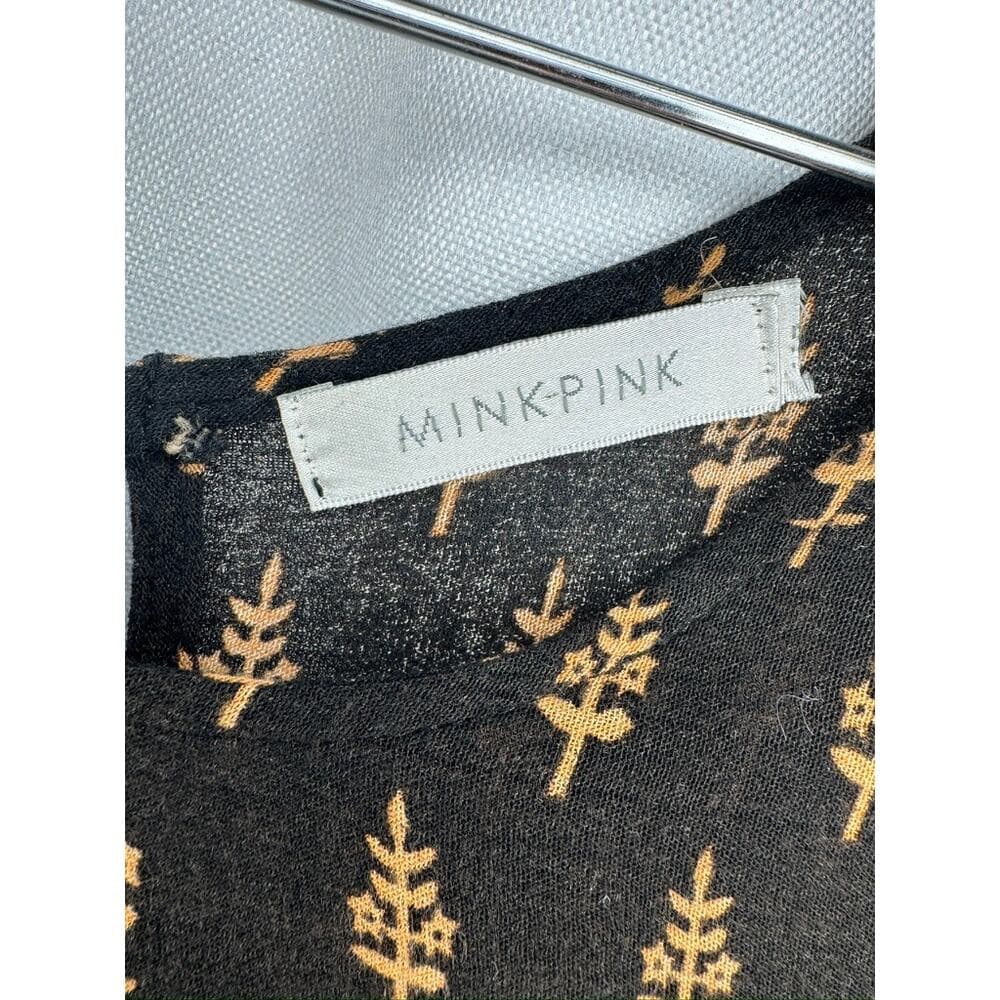 399. MinkPink Boho Print Sleeveless Fit & Flare Dress Size XS - Thumbnail 2