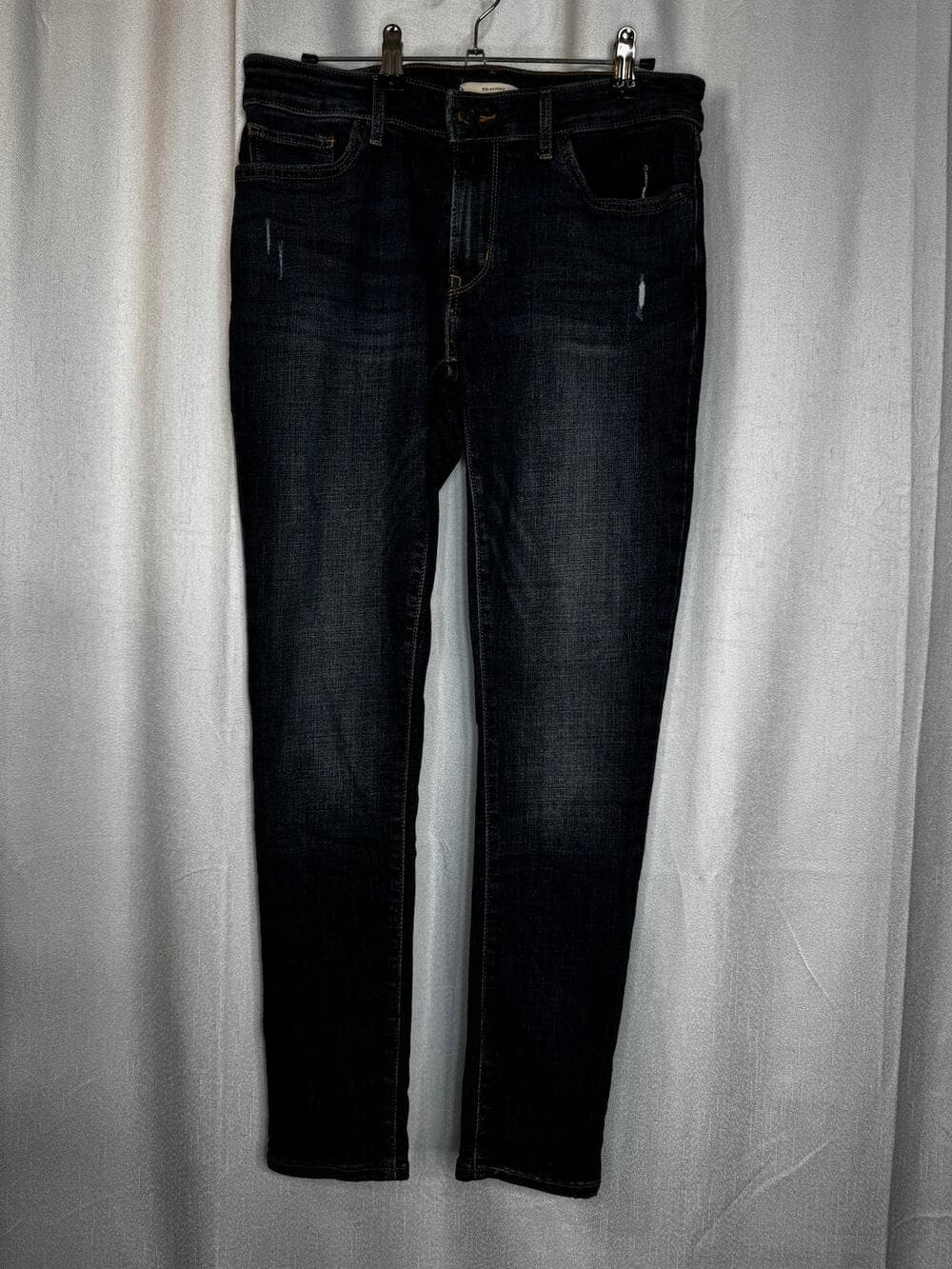 387. Levi's 711 Skinny Jeans Size 29 Dark Wash - Thumbnail 6