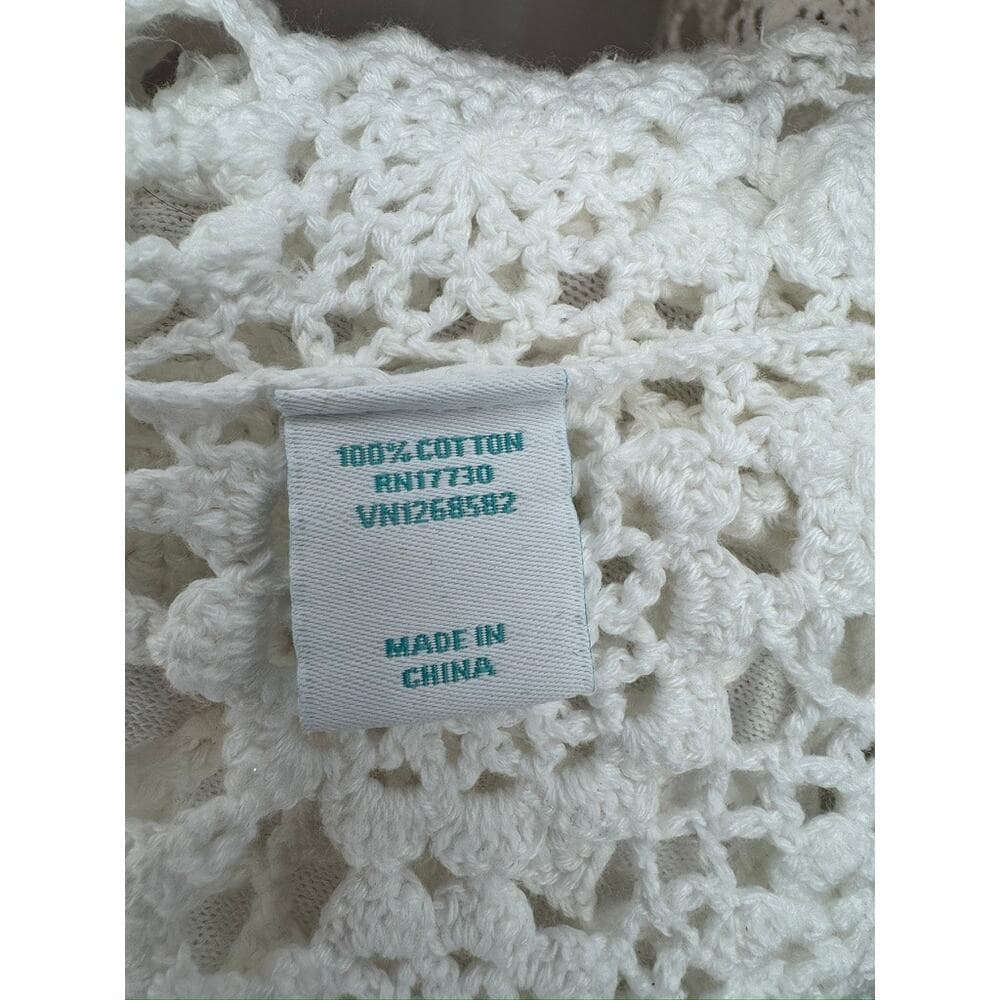 382. Calypso St. Barth for Target Hand Crocheted Sleeveless Dress Size S - Thumbnail 3