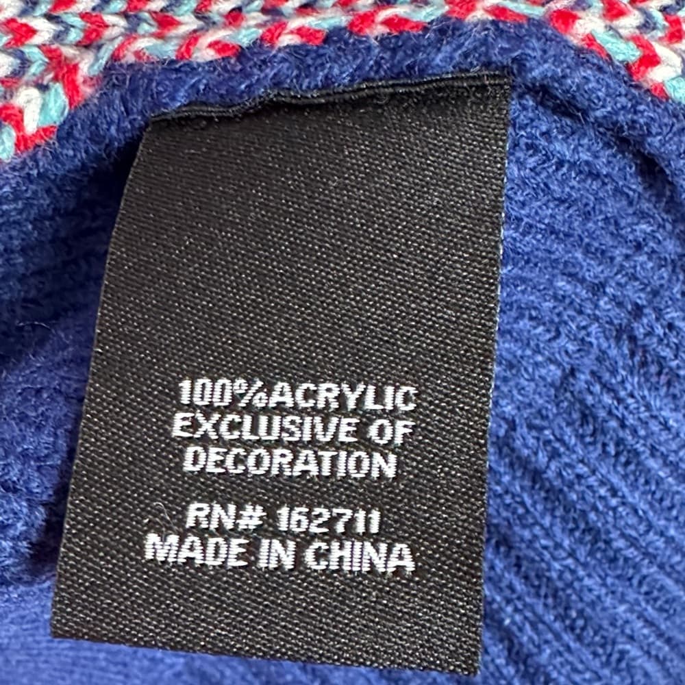 275. 33 Degrees Ski Sweater Women’s L Blue Green Holiday Knit Top L - Thumbnail 7