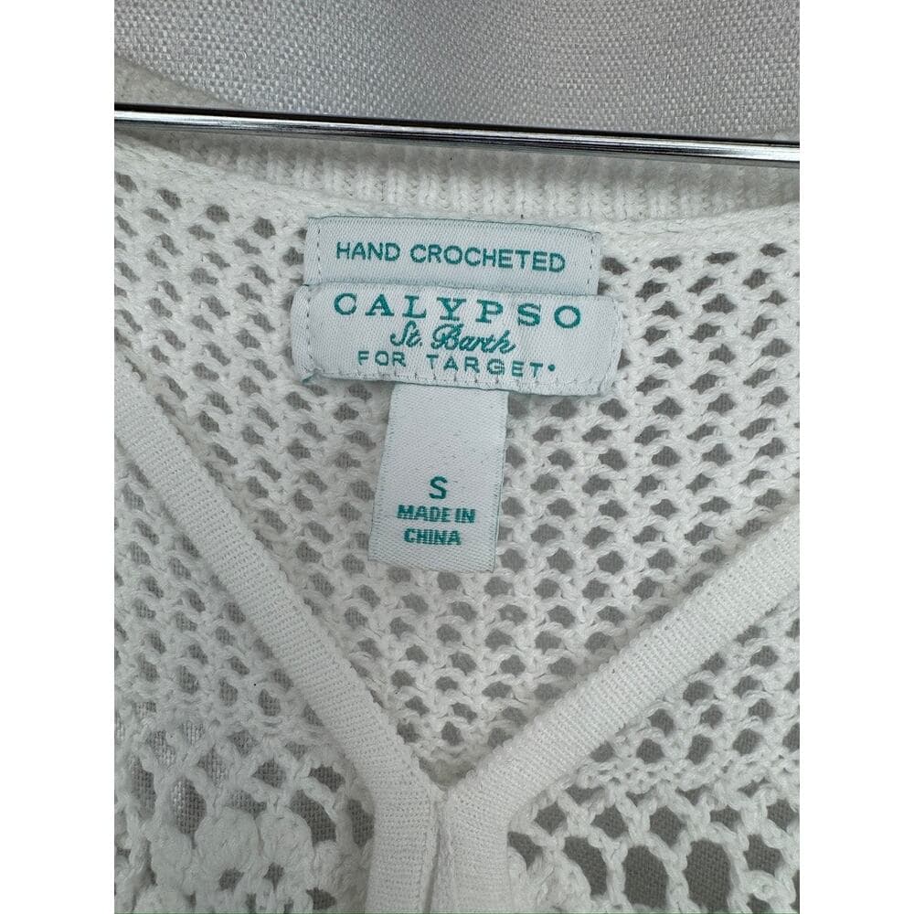 382. Calypso St. Barth for Target Hand Crocheted Sleeveless Dress Size S - Thumbnail 2