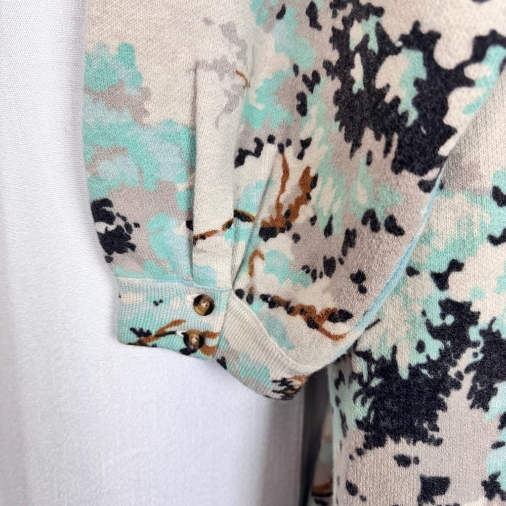 299. Field Flower 100% Wool Floral Button Front Jacket Coat 3X - Thumbnail 5