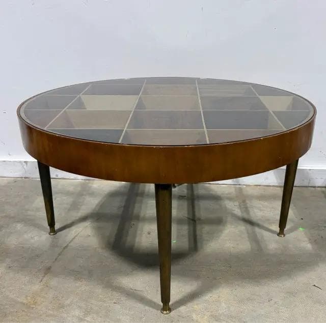 Keno Bros Gio Ponti Style Round Cocktail Table