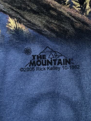 2006 THE MOUNTAIN Rick Kelley Bald Eagle tie dye t-shirt American Large Artist - Thumbnail 3