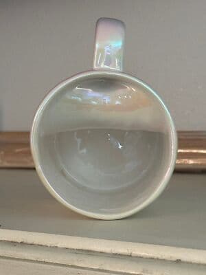 Nordstrom Rack Iridescent Heart Handle Large Coffee Mug - Thumbnail 4