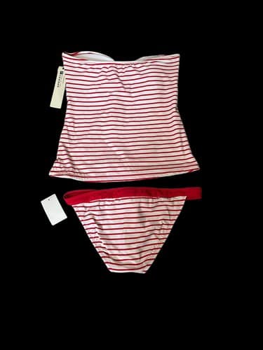 Sperry Top sider Women's Tankini swimsuit 2 piece stripe Size Medium/Small Red - Thumbnail 5
