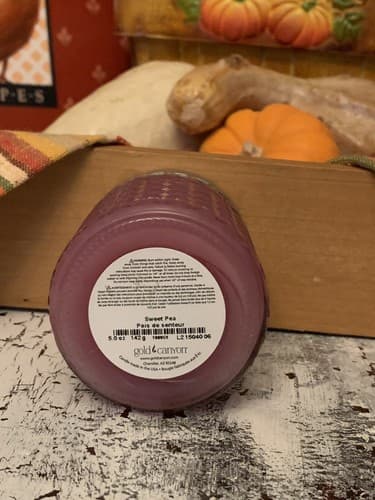 Gold Canyon Candle Discontinued SWEET PEA 5 oz Mini Rare - Thumbnail 3