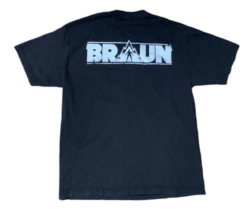 WWE Monster In The Bank Braun Strowman Authentic Black T-Shirt (Size L) - Thumbnail 4