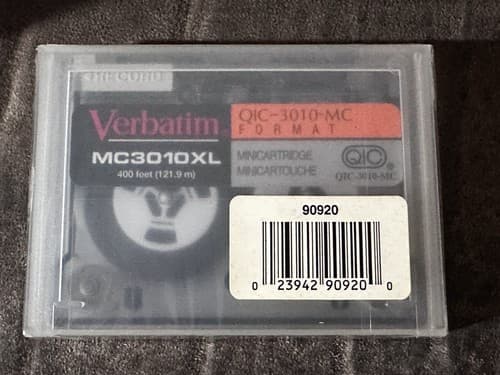 Lot of 10 Verbatim DataLife MC3010 XL Mini Data Cartridge New Sealed - Thumbnail 3