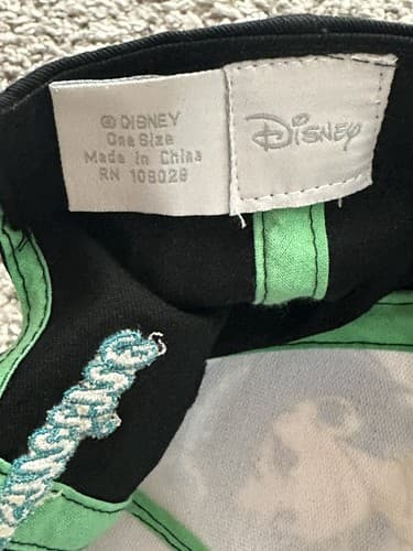 Disney Aladdin Jasmine Sublimated Hat Cap Womens A Whole New World Black Teal - Thumbnail 3
