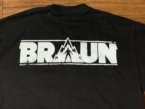 WWE Monster In The Bank Braun Strowman Authentic Black T-Shirt (Size L) - Thumbnail 3