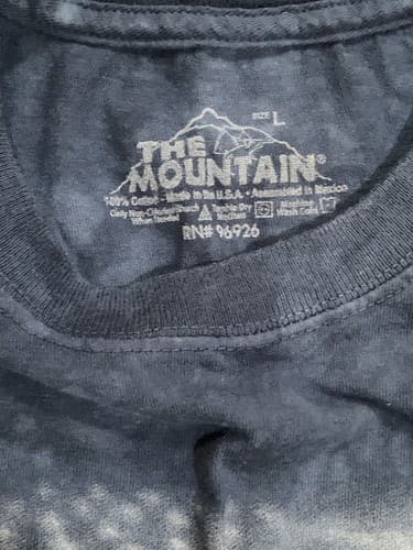 2006 THE MOUNTAIN Rick Kelley Bald Eagle tie dye t-shirt American Large Artist - Thumbnail 4
