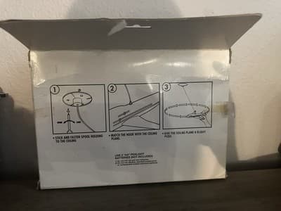 F-111 Military Aircraft Toy w Lights and Sound Vintage W Box Super Fighter Jet - Thumbnail 3