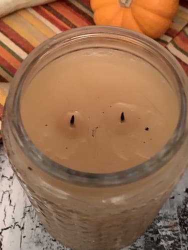 Christmas Cookie 26oz 2 wick Jar Gold Canyon Candle Large Used Once - Thumbnail 2