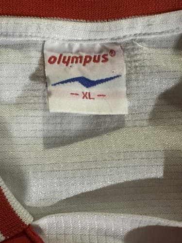 AJAX Amsterdam Futbol FCB Collared Soccer Jersey Olympus XL ABN AMRO - Thumbnail 5