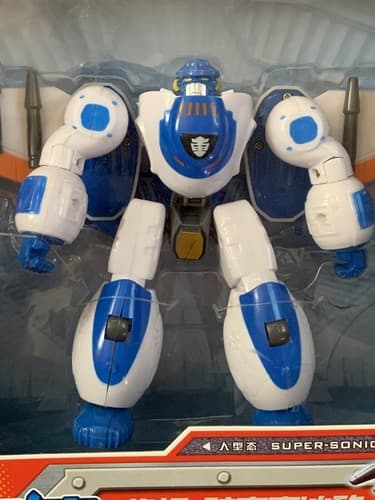 Robo Warriors Hyperwiz Deluxe Super-Sonic Combiners Action Figure Toy Robot - Thumbnail 4