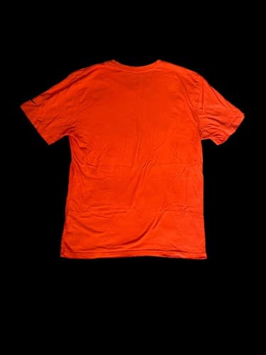 Roger Federer Repeat RF Logo Nike T-Shirt Mens Size Large Orange - Thumbnail 2