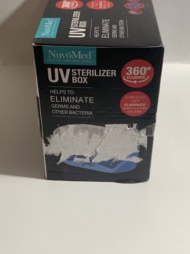 NovoMed UV STERILIZER BOX, Eliminates Up To 99% Of Germs & Bacteria NEW - Thumbnail 3