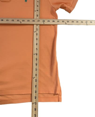 Polo Ralph Lauren Men’s Small Polo SS Orange Green Player Logo - Thumbnail 5