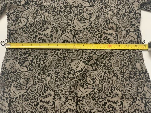 Pea in the Pod Maternity Dress Paisley Black Tan Size Medium READ - Thumbnail 4