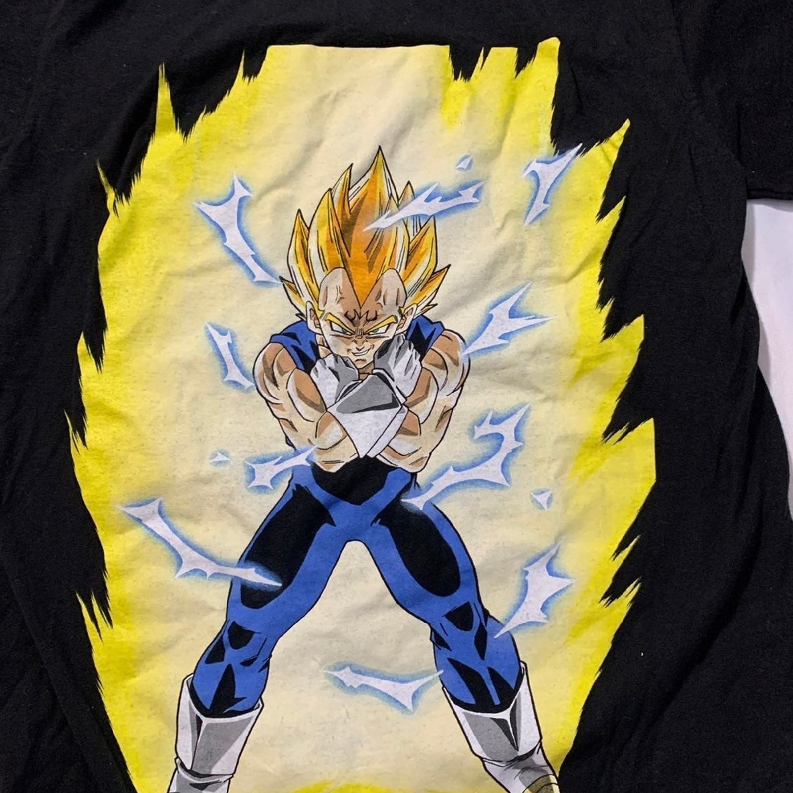 Majin Vegeta Dragon Ball Z Buu Saga Graphic Tshirt Capsule Corp Mens size small - Thumbnail 2