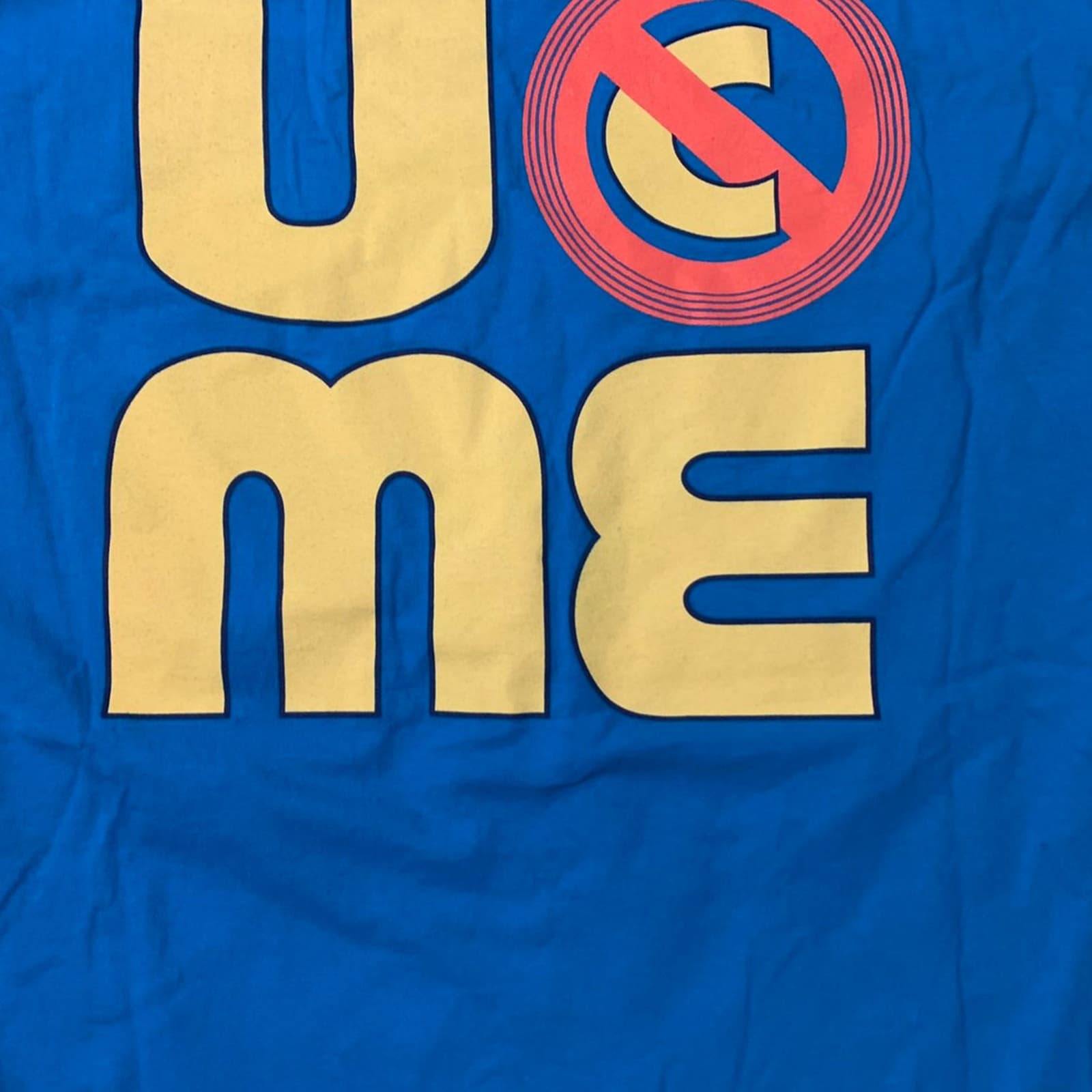 John Cena WWE Authentic Bright Blue T-Shirt Men's Medium - Thumbnail 6