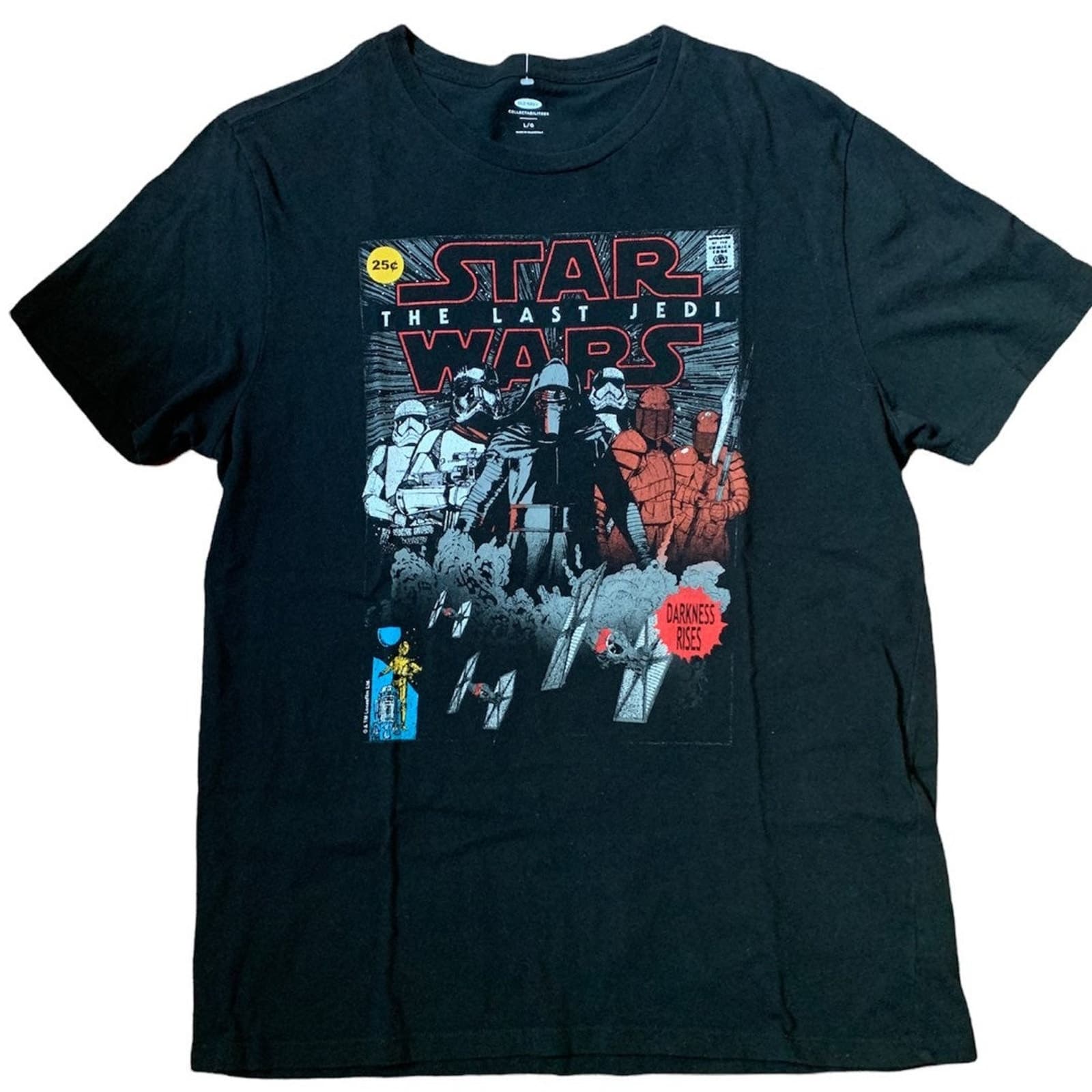 Star Wars Old Navy Collectibilitees T-Shirt Mens Large - Thumbnail 2