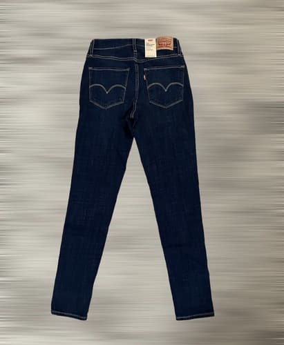 LEVI'S 721 HIGH-RISE SKINNY HYPERSOFT JEANS Size 2 Short - BRAND NEW - W26 L28 - Thumbnail 4