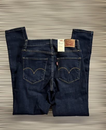 LEVI'S 721 HIGH-RISE SKINNY HYPERSOFT JEANS Size 2 Short - BRAND NEW - W26 L28 - Thumbnail 3