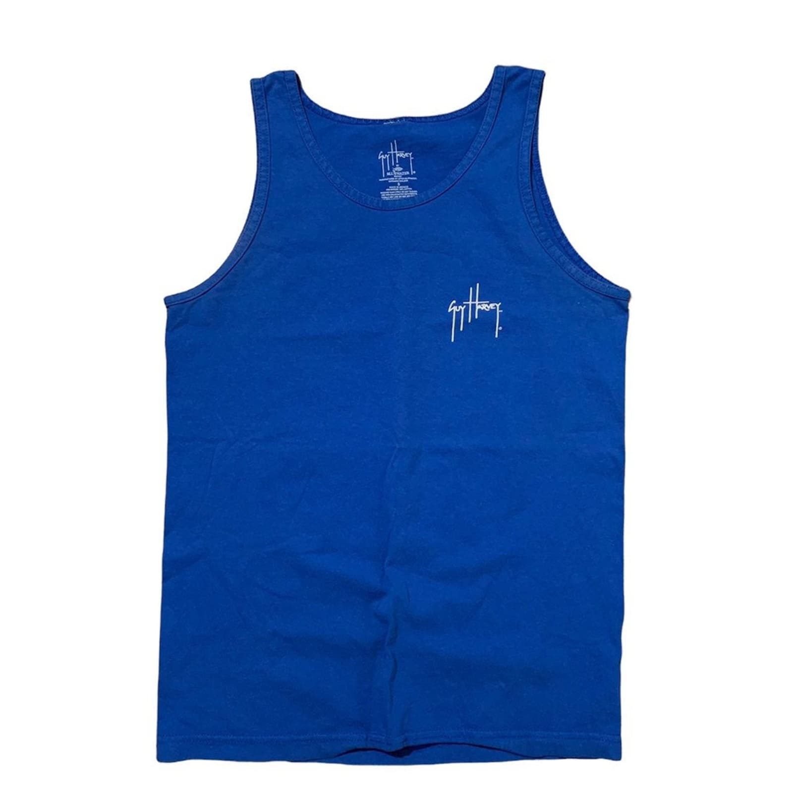 Guy Harvey Blue Tank Top Men's Small tee - Thumbnail 2