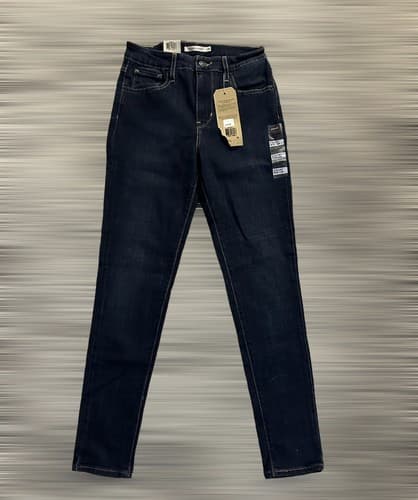 LEVI'S 721 HIGH-RISE SKINNY HYPERSOFT JEANS Size 2 Short - BRAND NEW - W26 L28 - Thumbnail 2