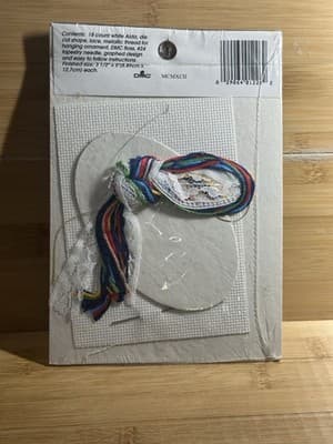 Designs for the Needle Lace Ornament Kit #1226 Tennis Santa Sealed Vintage - Thumbnail 2