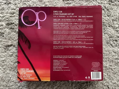 3PC OP Simply Sun by Ocean Pacific 3.4 oz Eau De Parfum Spray + Lotion For Women - Thumbnail 2