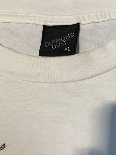 Vintage 90’s Diamond Dust California Graphic T-Shirt XL Indian Glitter Single St - Thumbnail 3
