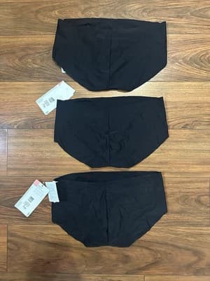 3 RACHEL ZOE Jockey Women’s Small Boyshort Panties Black Microfiber Cheeky Fit - Thumbnail 2