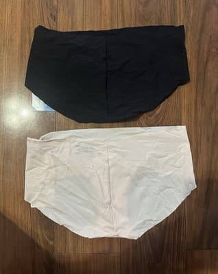 3 RACHEL ZOE Jockey Women’s Medium Boyshort Panties Black Pink Microfiber Cheeky - Thumbnail 4