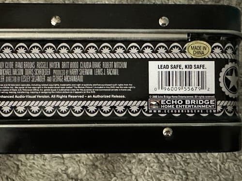 Metal Lunchbox "Hopalong Cassidy" Retro Reproduction 2008 - Thumbnail 5