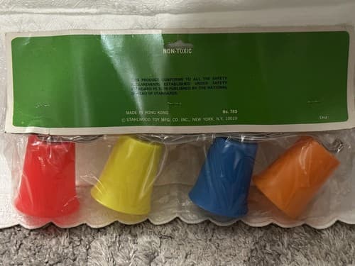 Vintage Nursery Bells Young Times 80s 90s Colorful New Sealed - Thumbnail 6