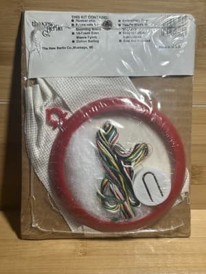 Musical Counted Cross Stitch Kit Goose Christmas Sealed NEW BERLIN CO. #3132 - Thumbnail 2