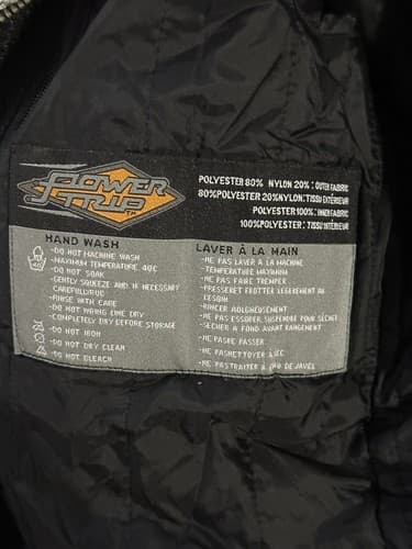 Power Trip Black & Grey Mesh Motorcycle Jacket Women's Size M New W Tags Padded - Thumbnail 5