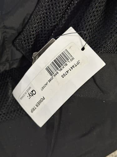 Power Trip Black & Grey Mesh Motorcycle Jacket Women's Size M New W Tags Padded - Thumbnail 6