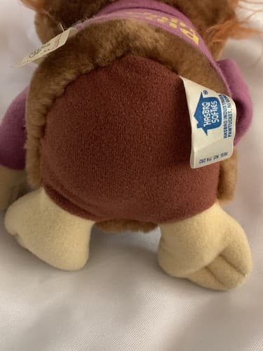 Vintage Hasbro Softies Bogey Orangutan Plush Shirt Tales Monkey 1981 w/ Tag - Thumbnail 5