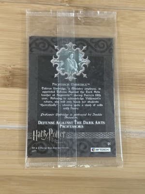 Harry Potter Trading Cards 1 Pack Of 4 Rare Stupefy! Dementor Dumbledore Profess - Thumbnail 4