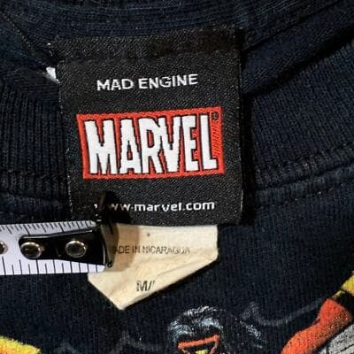 Vintage Mad Engine Marvel All Over Print Character Tee Mens Medium T-Shirt - Thumbnail 4
